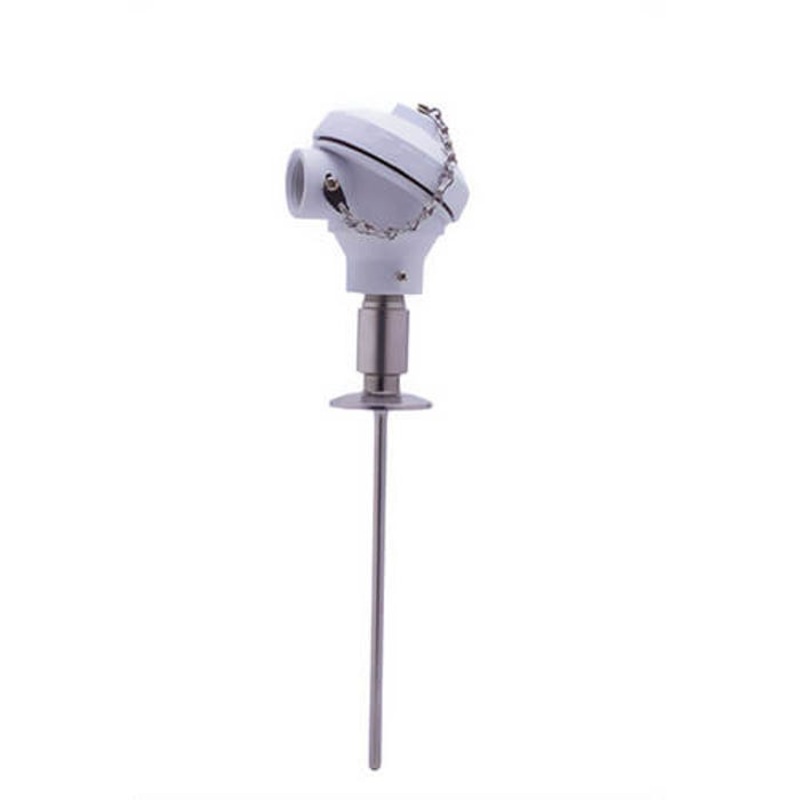 Tel-Tru SPAA32042001D01A1 Sanitary RTD, -60/500F, 2 in Sanitary Flange, 4 in Probe, 0.25 in dia Probe