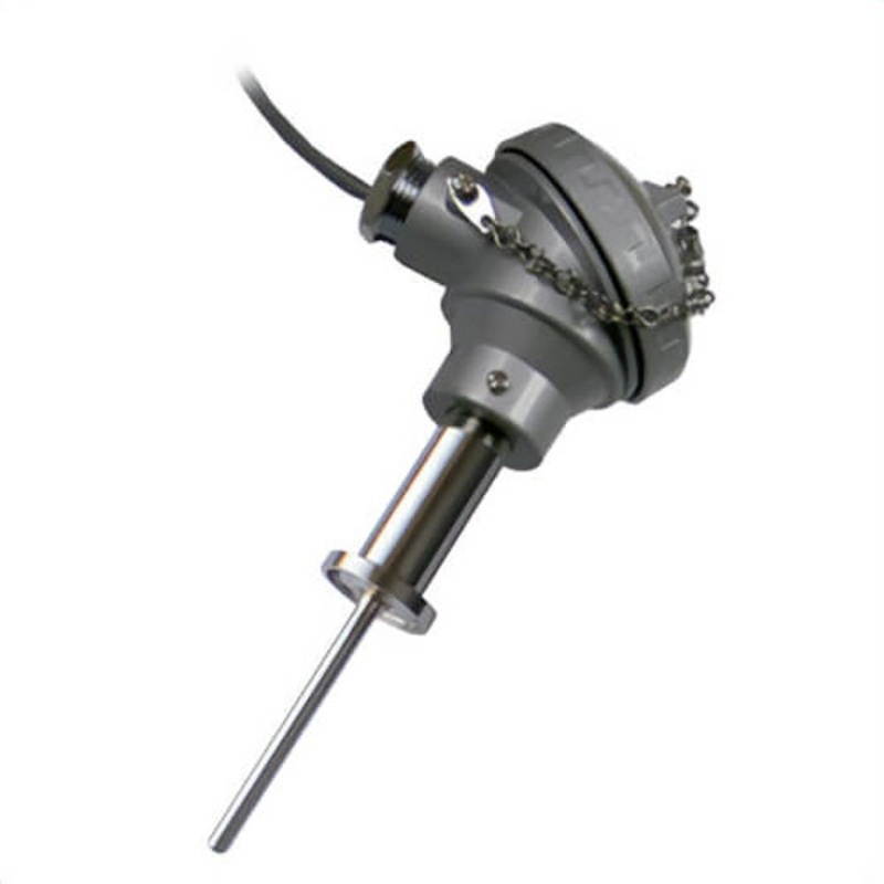 Tel-Tru SPAA32121001D03A1 Sanitary RTD, -60/500F, 1.5 in Sanitary Flange, 12 in Probe, 0.25 in dia Probe