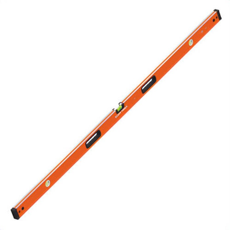 Klein 93572 Box Beam Level, Powder Coating Finish, Aluminum, 0.029 0 or 0.5 mm/m, 3 Vial, 72 in