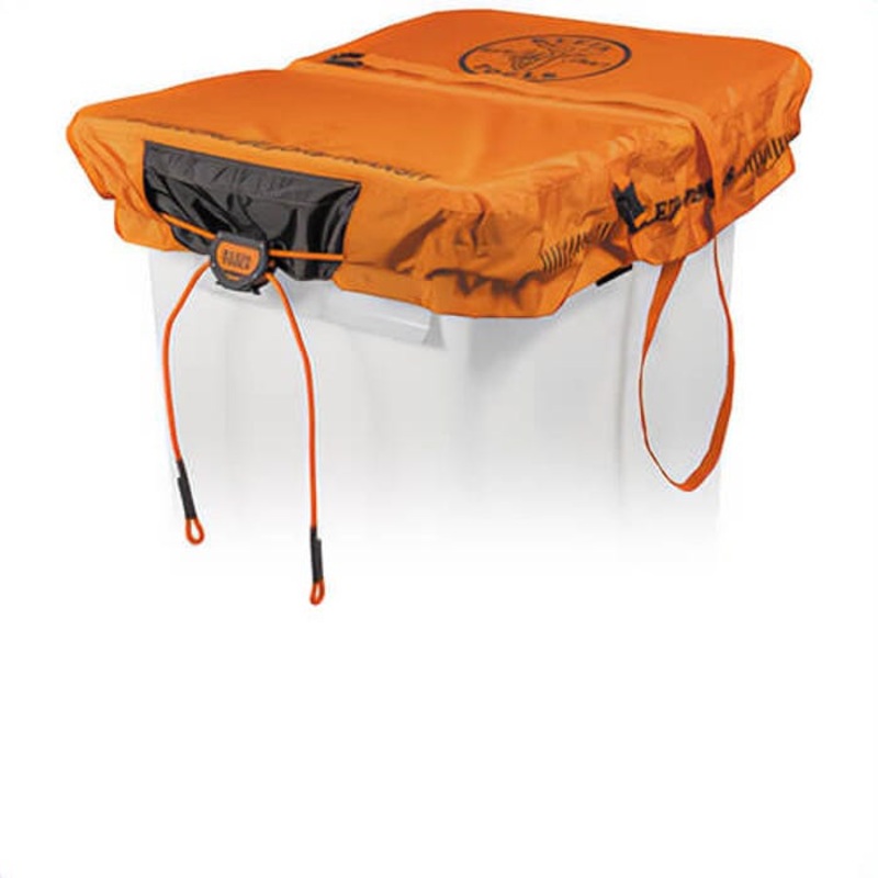Klein BC523C Bucket Cover, for use with 1-Man Utility Buckets, Orange