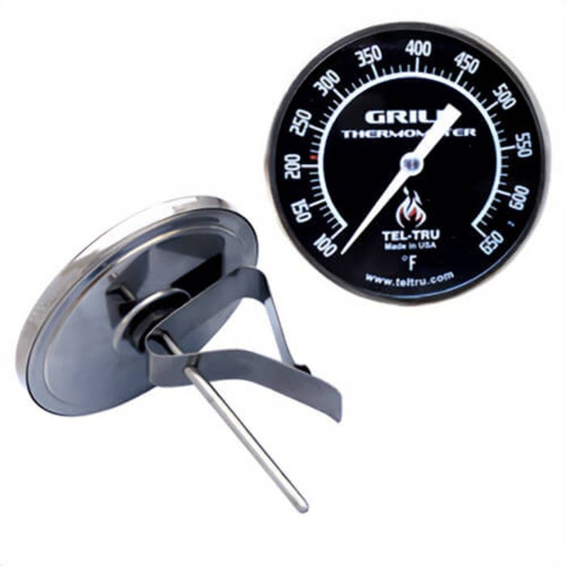 Tel-Tru 241G03AHAFFADAA Dial Thermometer, Back Connected, 100/650F, Recal Nut, 3 in Stem, 3 in Dial Size Dial Size