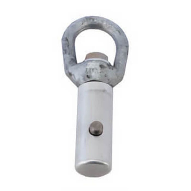 Utility Solutions USIR-002 Blue Stripe Heavy Duty Ice Roller Pull Ring, Aluminum Roller, 1.75 in dia