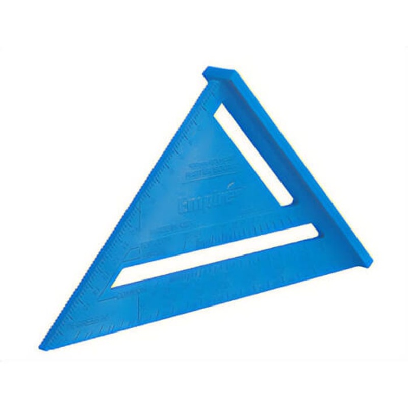 Empire 296M Polycast Rafter Square with Molded Conversion Table, Durable Polycast Material, 178 mm