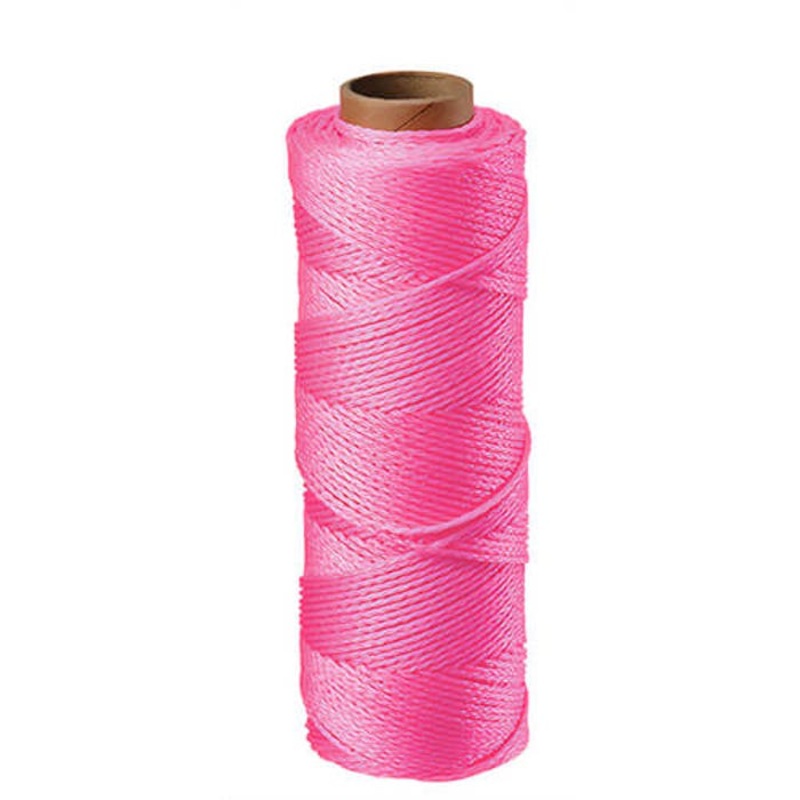 Empire 39-1000P Braided Line Tube, Durable #18 Braided Nylon, Pink, 1,000 ft