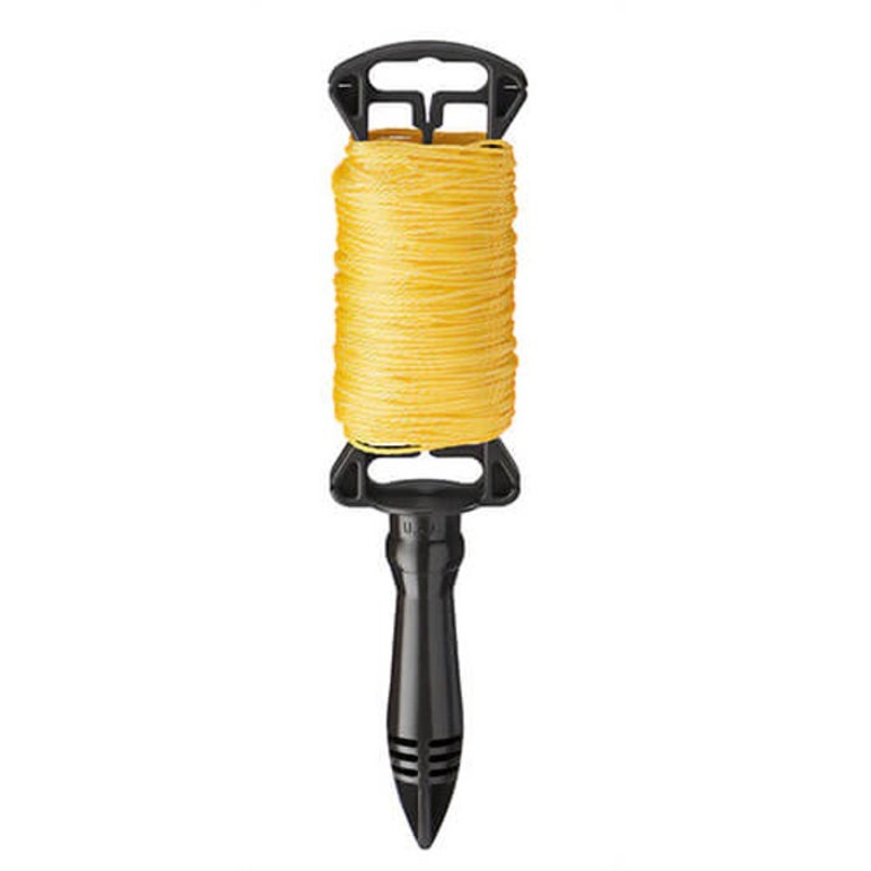 Empire 39201N Twisted Line with Reel, Durable #18 Braided Nylon, Gold, 250 ft