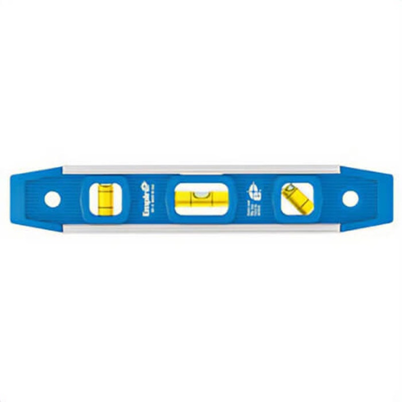 Empire 587-24 Magnetic Torpedo Level with Acrylic Vial, Aluminum, Imperial, 9 in