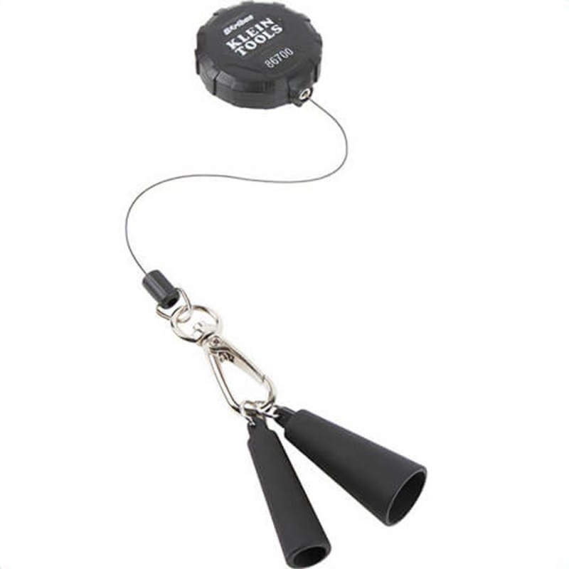 Klein 86700 Skribes Retractable Marker Holder, ABS, Black, 4 ft Coated