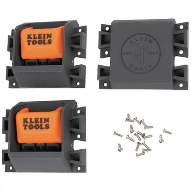Klein BCRP01 Cartridges with Blank Insert Cartridge, Rail System, Orange/Gray, Impact Modified Nylon, 2 pk