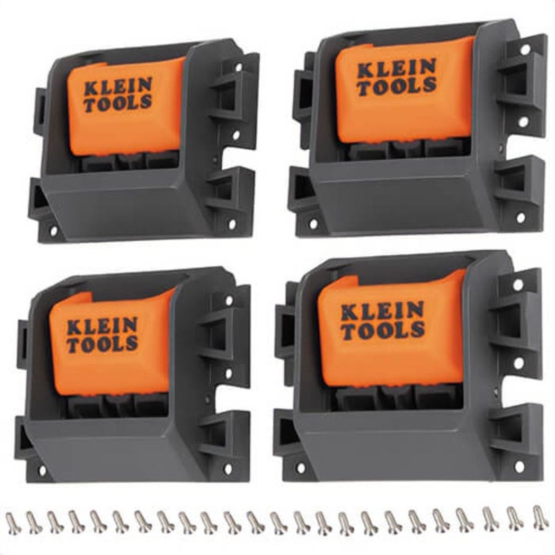 Klein BCRP02 Replacement Cartridges, Rail System, Orange/Gray, Impact Modified Nylon, 4 pk