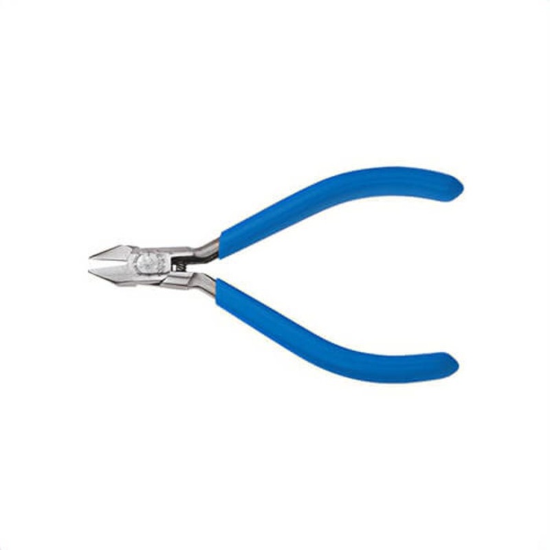 Klein D295-4C Diagonal Cutting Pliers, Electronics, Tapered Nose, Mini Jaw, Plastic-Dipped, Steel, 0.84 in Jaw Capacity, 4 in