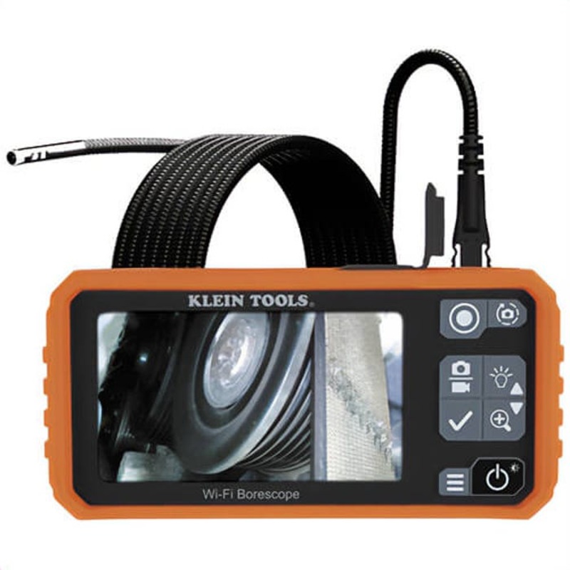 Klein ET19 Pro Borescope with Carrying Case, PC/ABS or PC/ABS with TPE Overmold