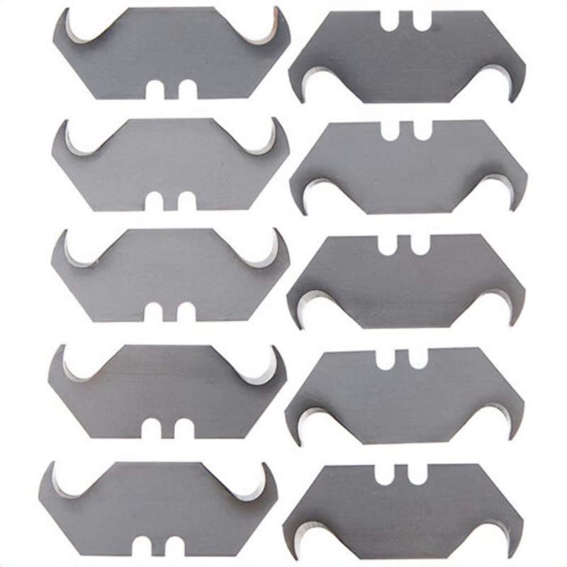 Klein 44126 Premium Utility Hook Replacement Blades, Steel, 1.63 in Blade, 10 pk