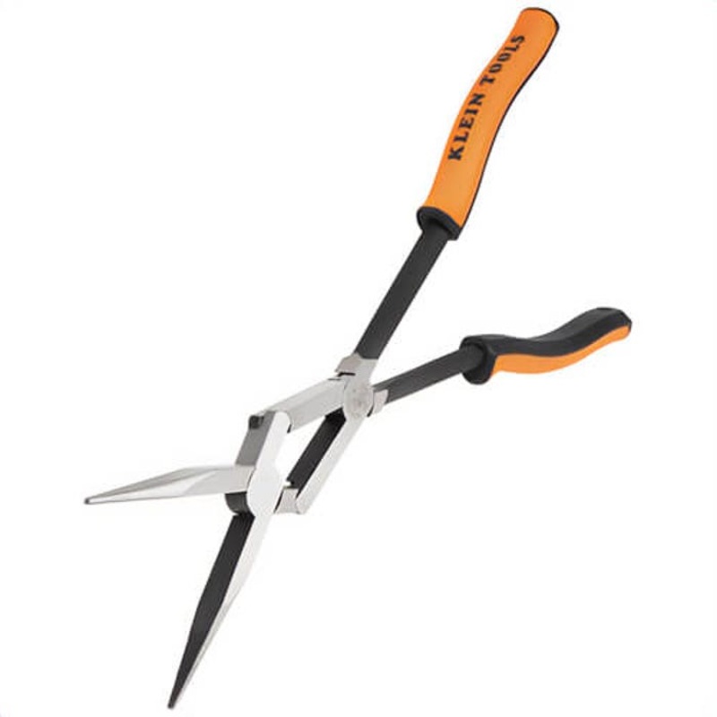 Klein 71400 Long Reach Needle Nose Pliers, Straight Nose, Steel, 13 in