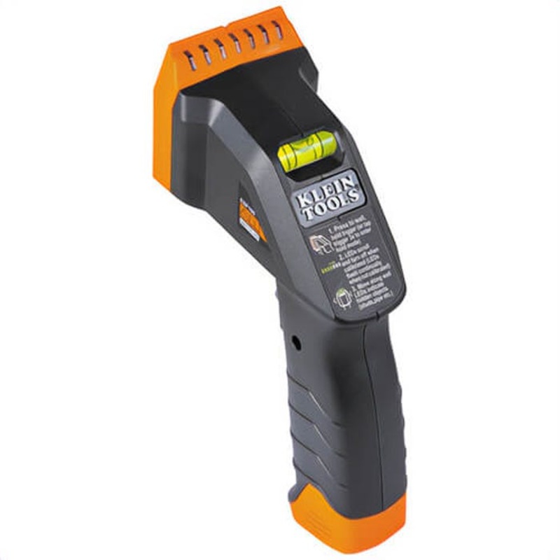 Klein ESF100 Electronic Stud Finder with 2 AA Batteries and Manual, Alkaline, Black/Orange