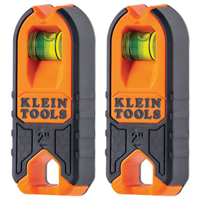 Klein MSF1002 Magnetic Stud Finder, N52 Magnet, PC-ABS Housing, Black/Orange, 2 pk