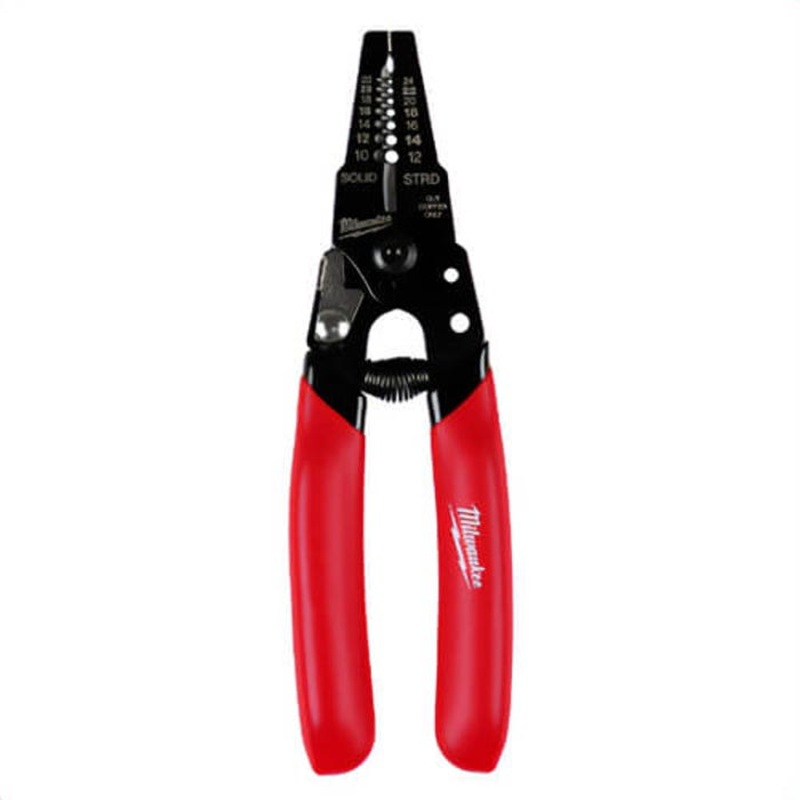 Milwaukee 48-22-3043 Compact Dipped Grip Wire Stripper and Cutter, 10-24 AWG