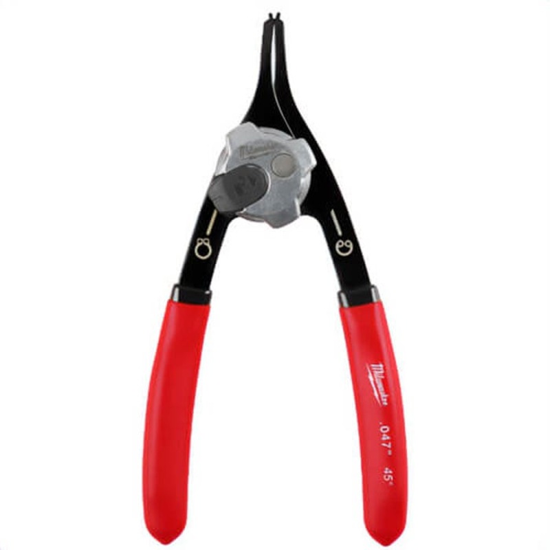 Milwaukee 48-22-6534 Convertible Snap Ring Pliers 45, 0.047 in