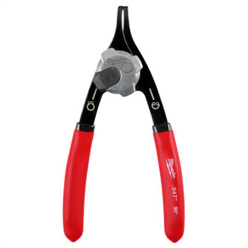 Milwaukee 48-22-6535 Convertible Snap Ring Pliers 90, 0.047 in