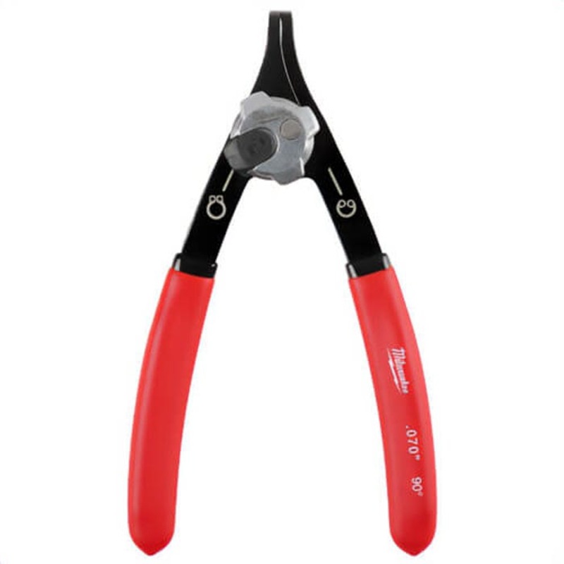 Milwaukee 48-22-6538 Convertible Snap Ring Pliers 90, 0.070 in