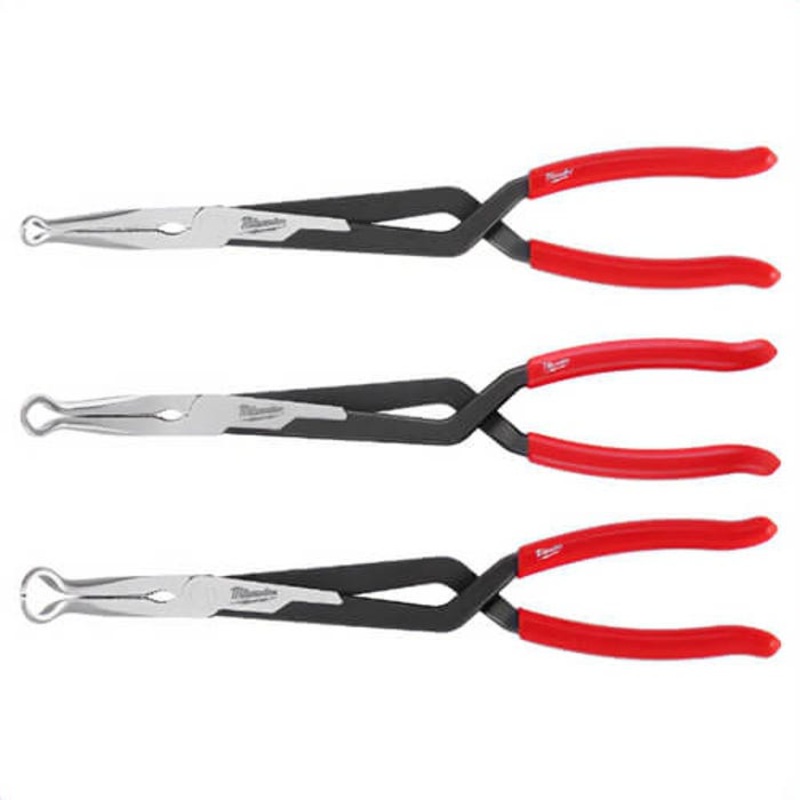 Milwaukee 48-22-6563 Long Reach Hose Grip Pliers Set, 3 pc