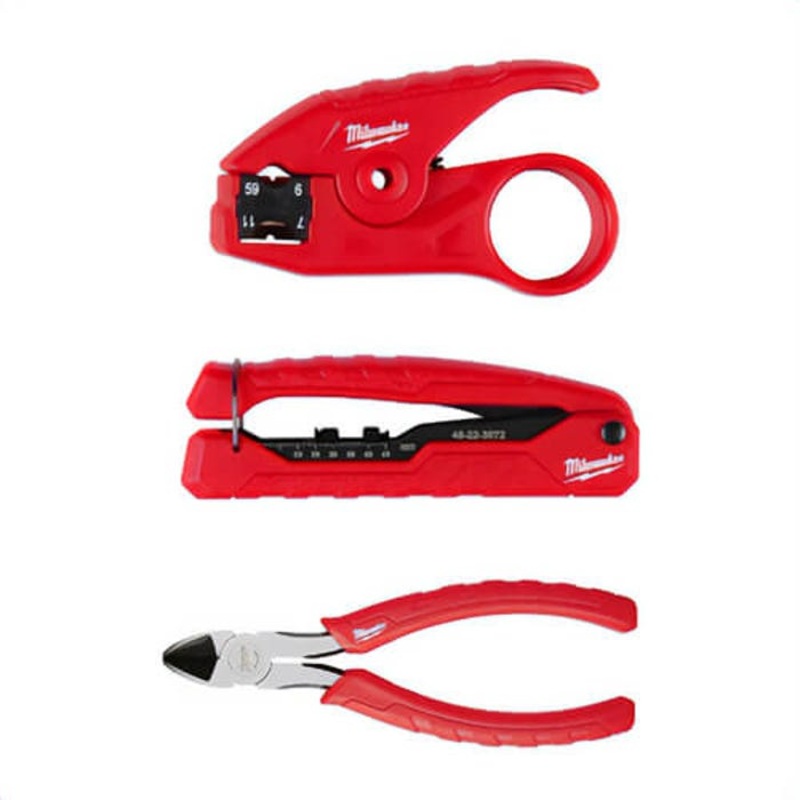 Milwaukee 48-22-8103 Coax Install Kit, Spring, Stripping, Metal