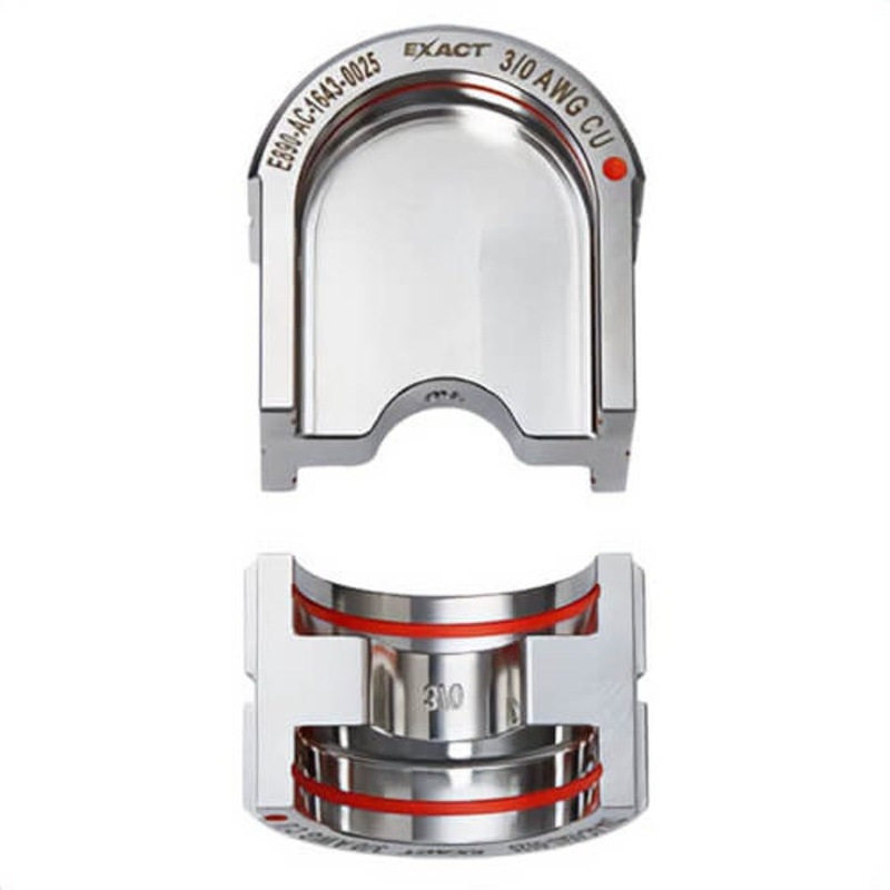 Milwaukee 49-12-U03AC Exact 12T U-Style Die, 3/0 AWG, Copper
