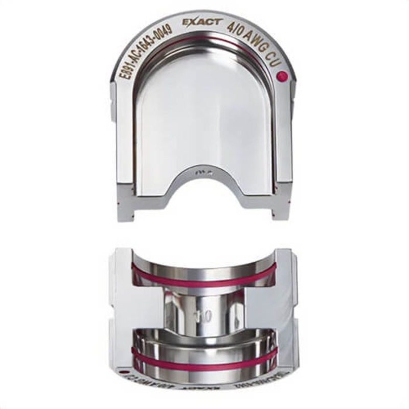 Milwaukee 49-12-U04AC Exact 12T U-Style Die, 4/0 AWG, Copper