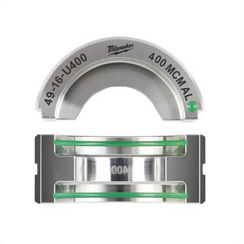 Milwaukee 49-16-U400 U-Style Crimping Die, for use with Force Logic 2679-20 600 kcmil Crimper and 49-16-U111 750 kcmil