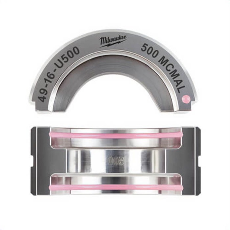 Milwaukee 49-16-U500 U-Style Crimping Die, for use with Force Logic 2679-20 600 kcmil Crimper and 49-16-U111 750 kcmil