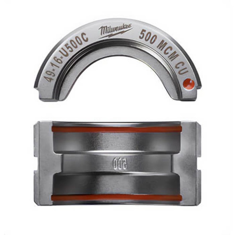 Milwaukee 49-16-U500C M18 Force Logic U-Style Crimping Tool Die, 500 kcmil Copper Cable, Aluminum