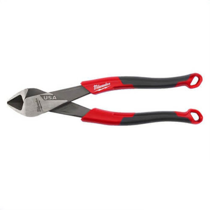 Milwaukee MT558 Plier, 8 in Nominal, Steel Jaw, 8.29 in OAL, Flush Cut