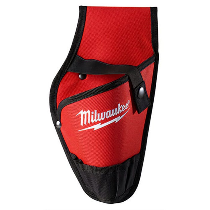 Milwaukee 2335-20 M12 Heavy Duty Tool Holster with Bit Storage, Ballistic Nylon, Black/Red