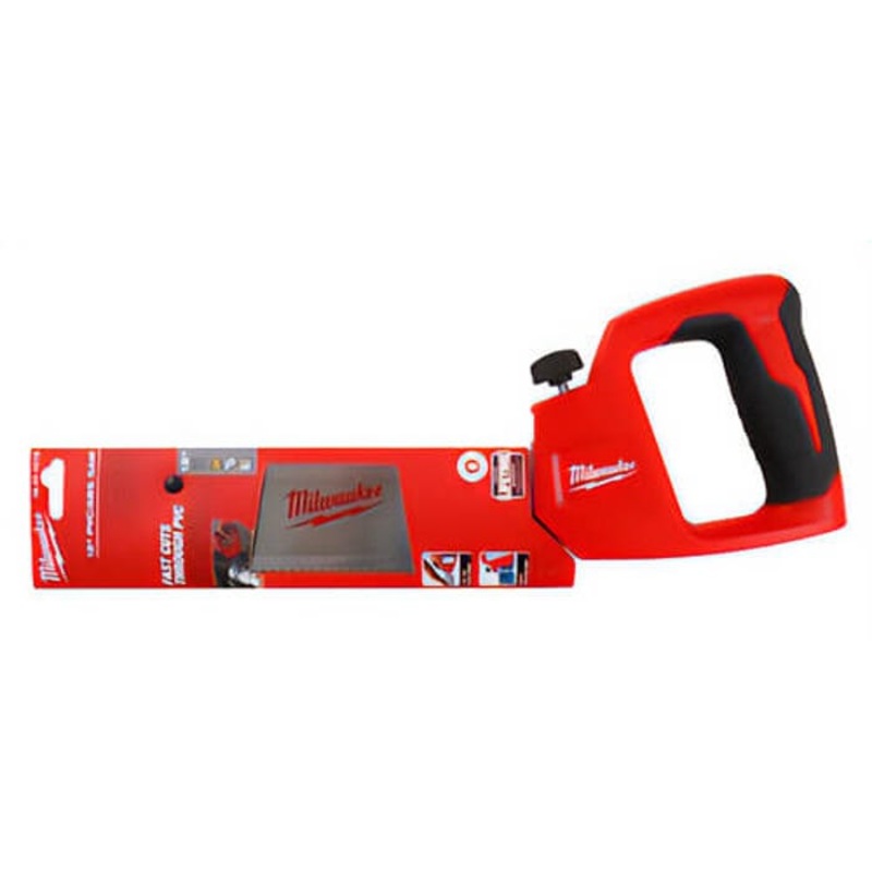 Milwaukee 48-22-0212 Fast Cut Hand Saw, 12 in L Steel Blade, Rubber Handle