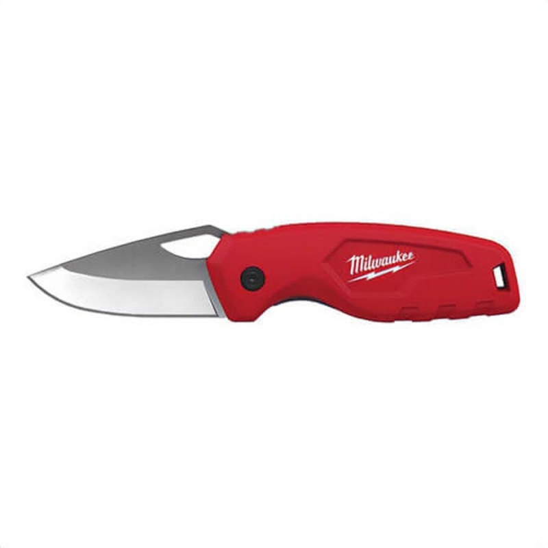 Milwaukee 48-22-1521 Compact Sharpenable Folding Knife, Stainless Steel Straight Edge Blade, 2-1/4 in L Blade