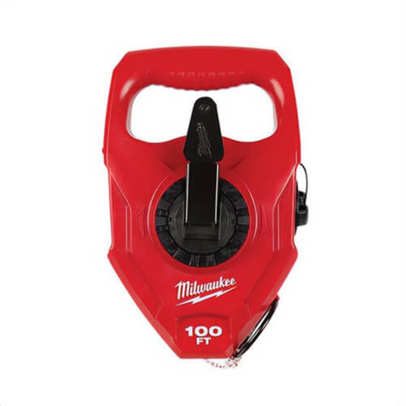 Milwaukee 48-22-3910 Extra Bold Large Capacity Chalk Reel, 100 ft L, 18 oz Chalk, Metal Handle