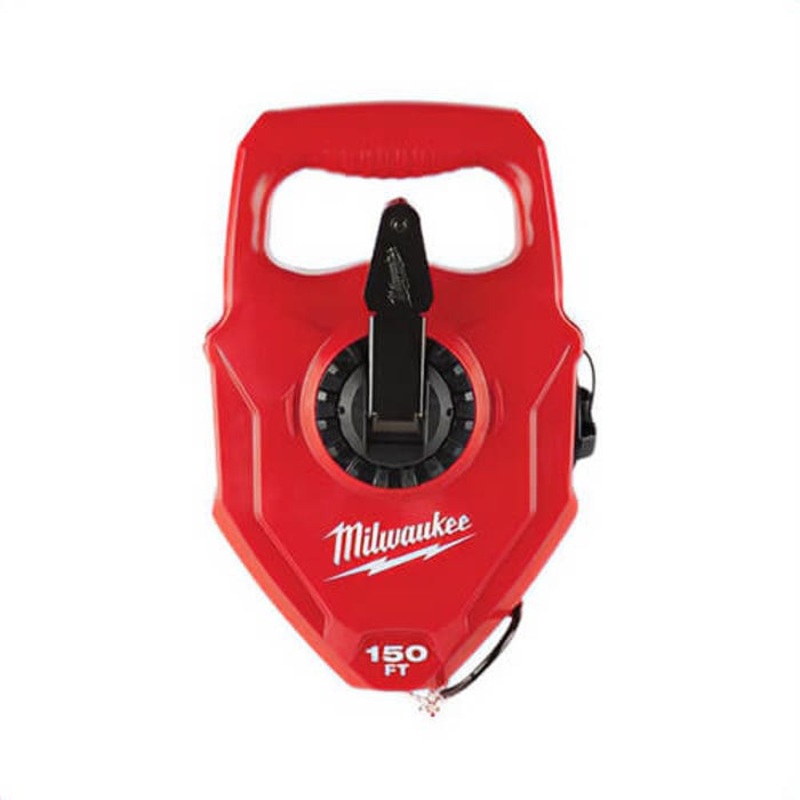 Milwaukee 48-22-3915 Extra Bold Large Capacity Chalk Reel, 150 ft L, 18 oz Chalk, Metal Handle