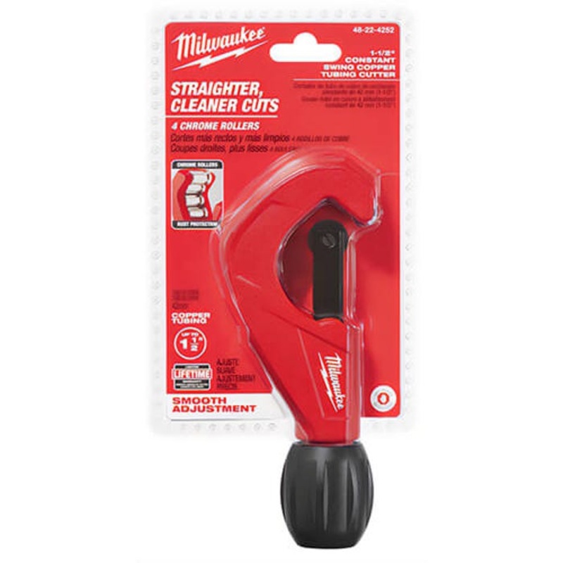 Milwaukee 48-22-4252 Constant Swing Tubing Cutter, 1-1/2 in Nominal, 1.7 in W Jaw