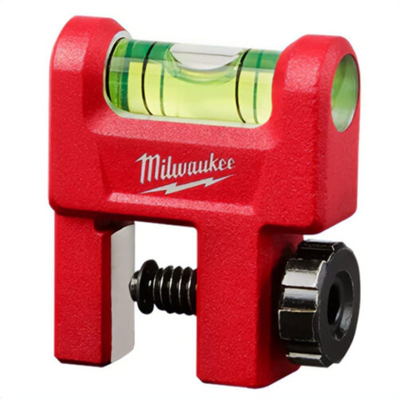 Milwaukee 48-22-5001 Compact Pipe Lock Level, 1-1/2 in L x 1/2 in W, 270 Vial Position, Aluminum
