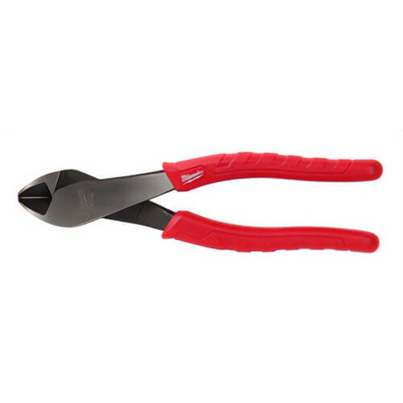 Milwaukee 48-22-6128 Angled Head Diagonal Cutting Plier, 3/4 in Nominal, 11/32 in thick Maximum Wire, 3/4 in Jaw Steel Jaw, 8 in OAL