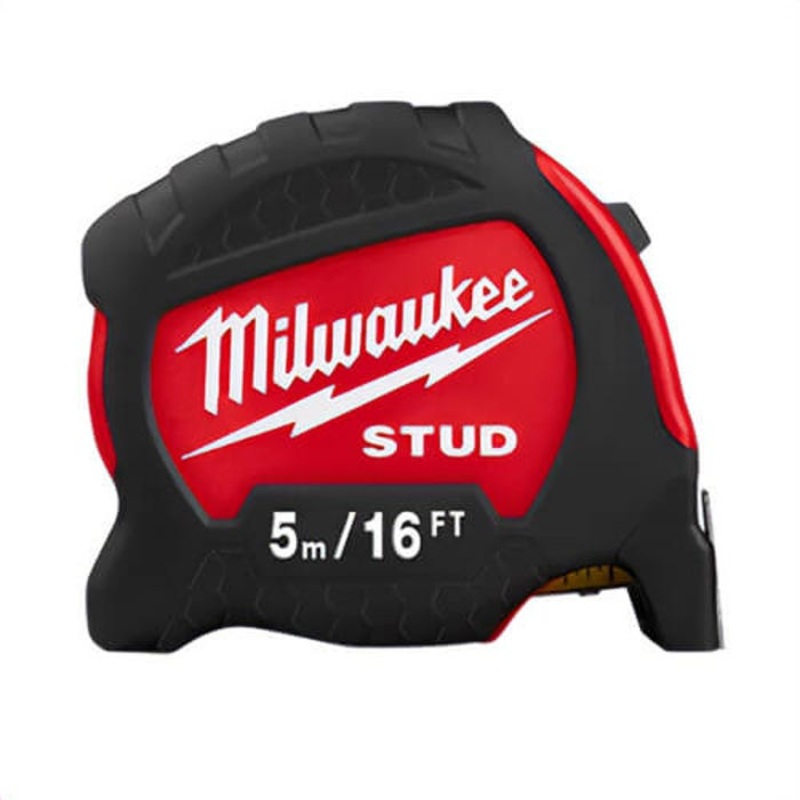 Milwaukee 48-22-9717 Stud Measuring Tape with Belt Clip, 5/16 ft, Steel Blade