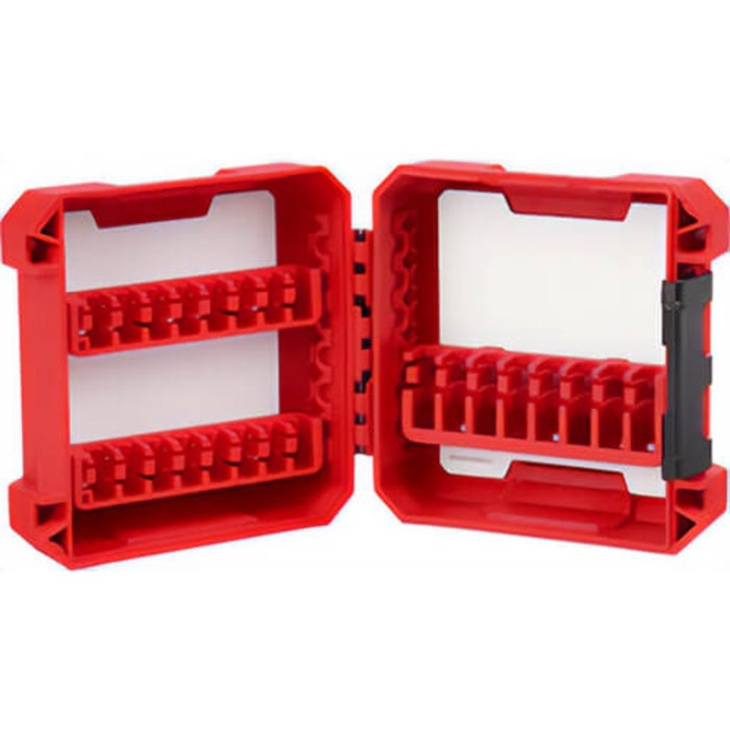 Milwaukee 48-32-9920 Case, for use with Impact Driver, 1/4 in Compatible Bit Size, Polypropylene, Red
