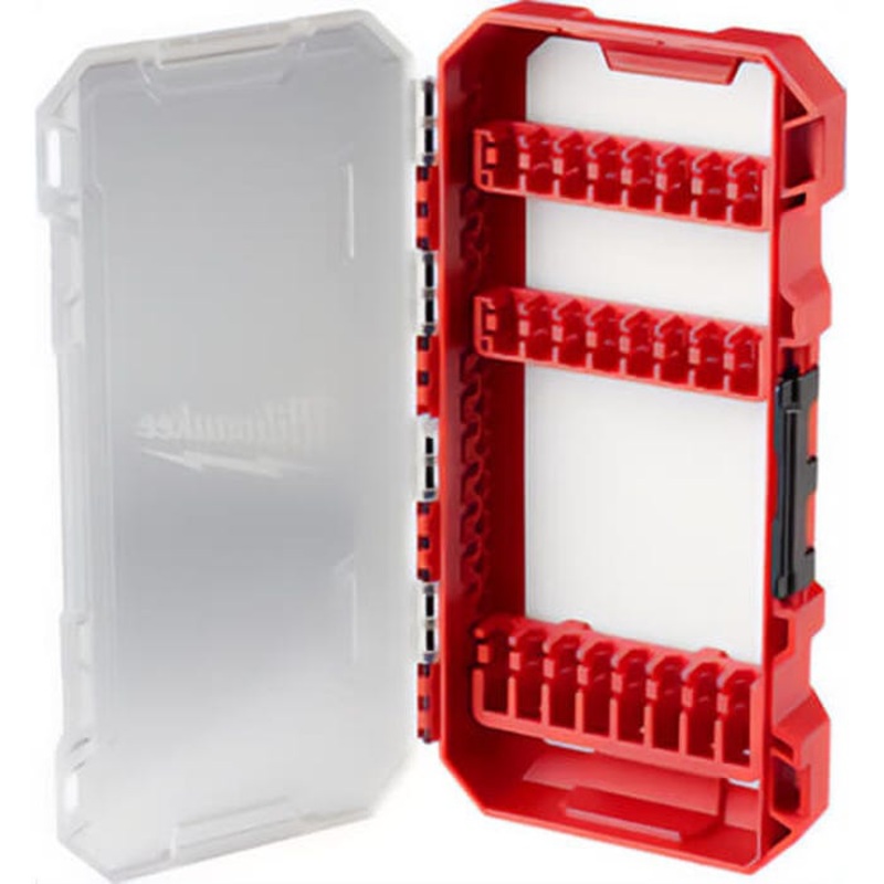 Milwaukee 48-32-9931 Case, for use with Impact Driver, 1/4 in Compatible Bit Size, Polypropylene, Red