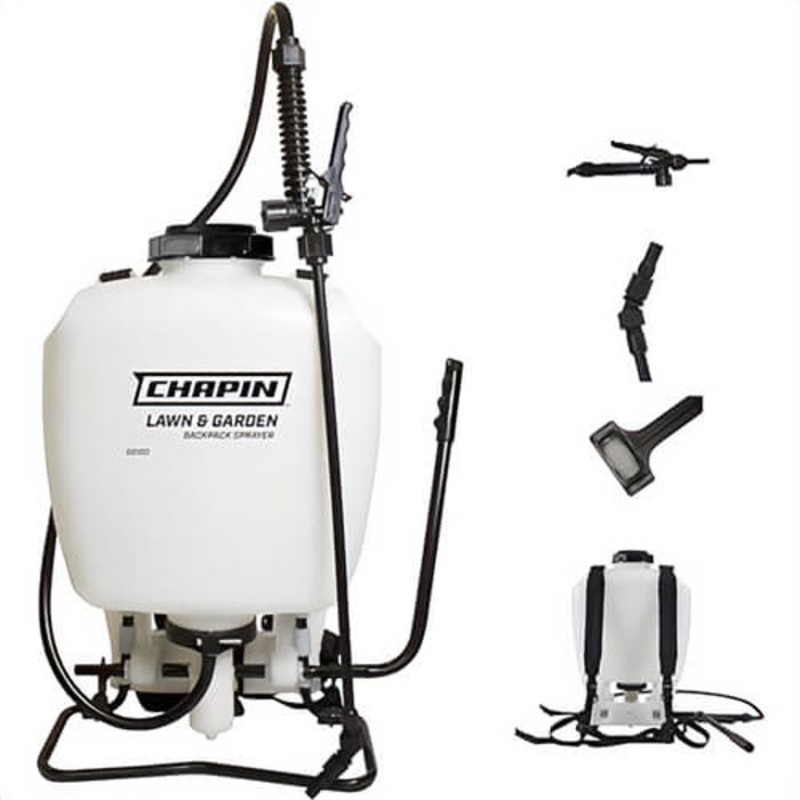 Chapin 60100 Lawn and Garden Backpack Sprayer, 4 gal