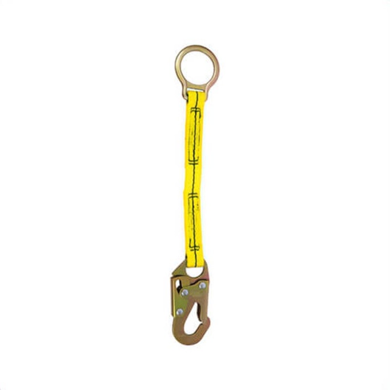 Guardian 01121 Lightweight Non-Shock Absorbing Extension Lanyard, 130 to 310 lb Load Capacity, 18 in L, Nylon/Polyester Line