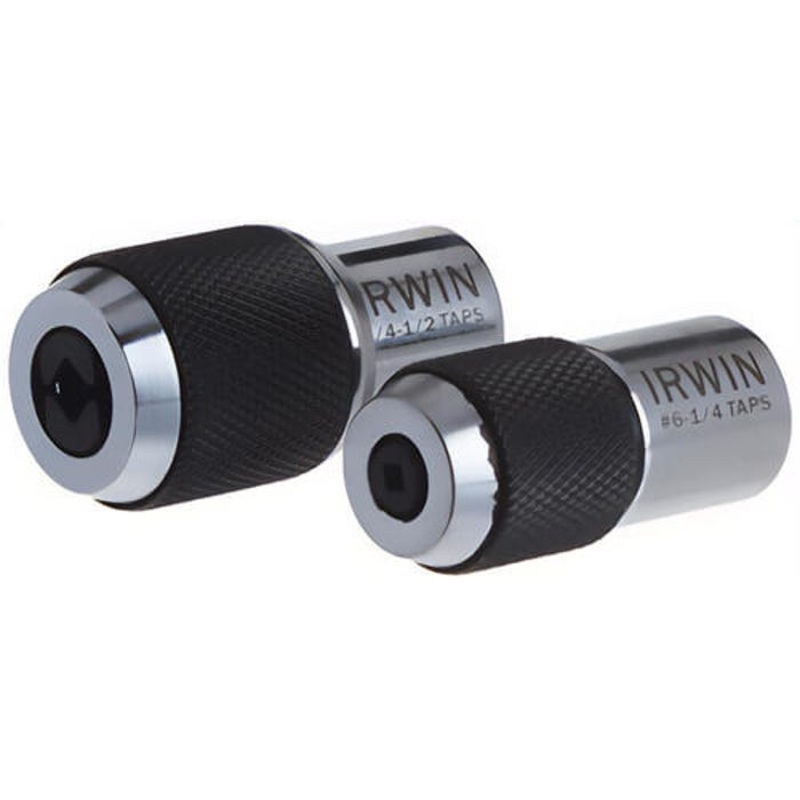 Irwin 3095001 Tapping Adapter Set, 3/8 in Minimum Tap, 2 pc, for use with Reamers, Screw Extractor and Tap