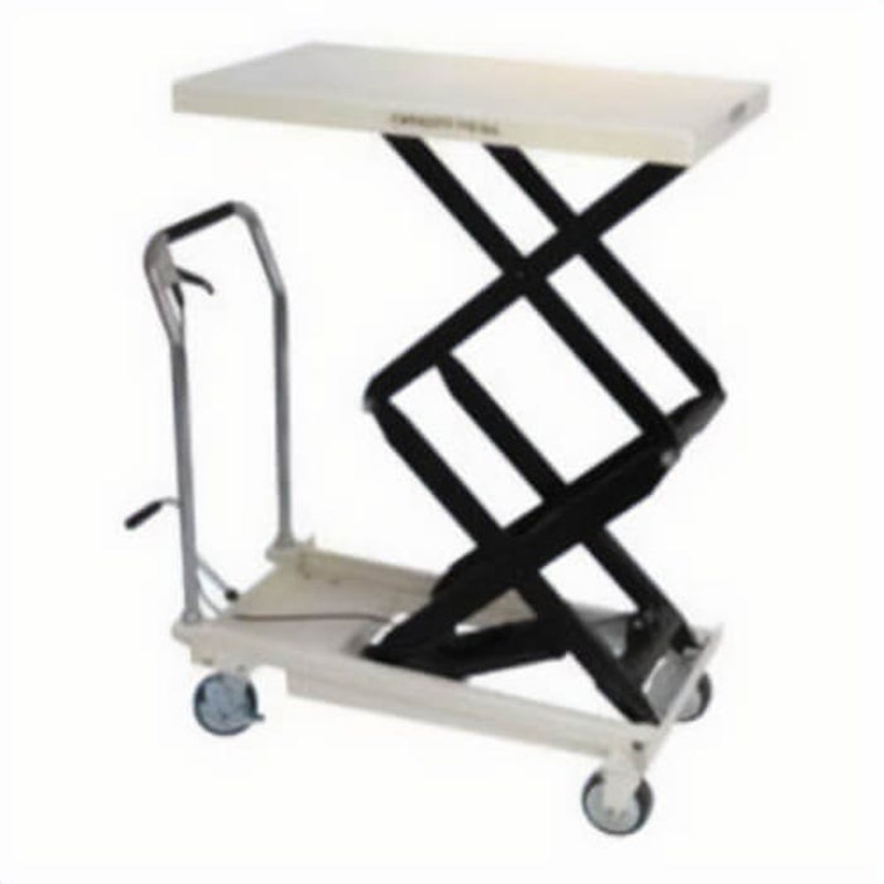 JET 140778 DSLT Double Scissor Lift Table, 770 lb Load, 35-5/8 in L x 20-1/8 in W Platform, 13-9/16 in H Lowered