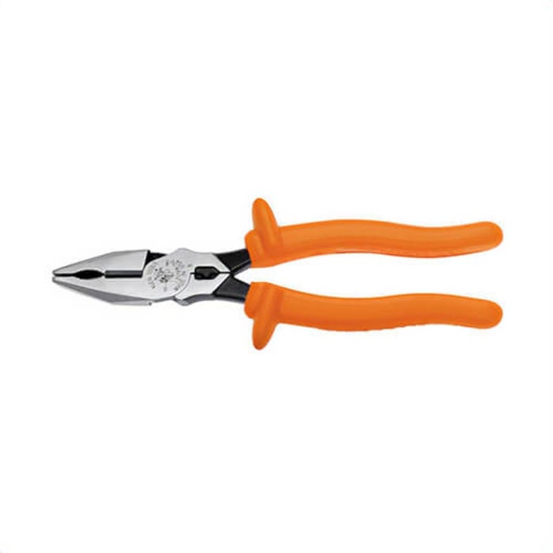 Klein 12098-INS Insulated Universal Combination High-Leverage Pliers, 8 in
