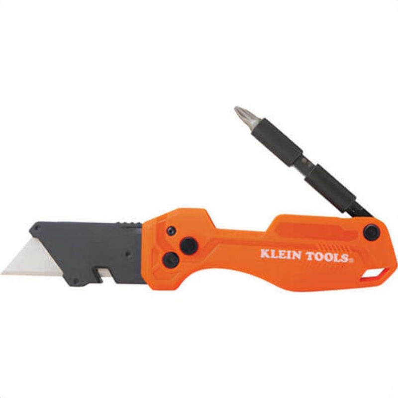 Klein 44304 Folding Utility Knife With Driver, Plastic, 1 pc Blade