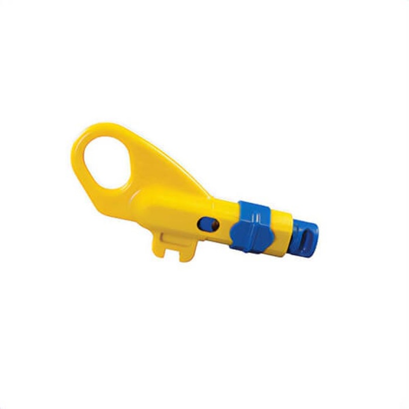 Klein VDV110-295 Combination Radial Stripper, Yellow, Blue Handle