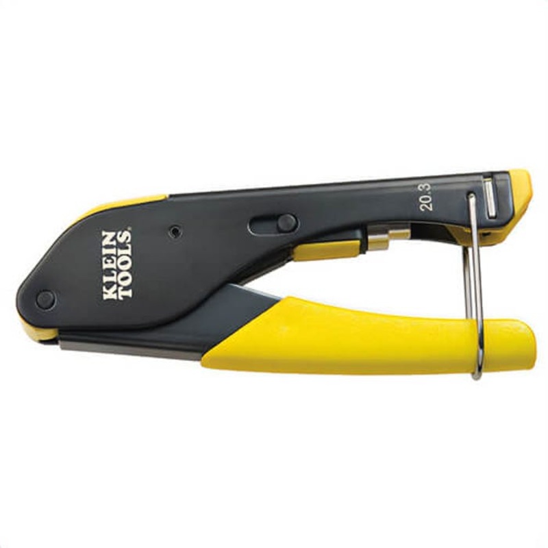 Klein VDV212-008-SEN Compact Compression Crimper, F-Connector